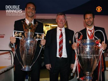 2008 Manchester United Double Winners Trophy Celebration