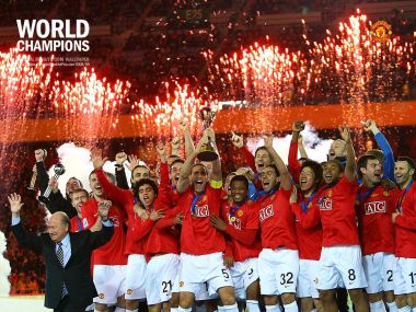 Manchester United 2008 Club World Cup Championship Celebration