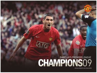 Manchester United 2009 Premier League Champions Official Poster
