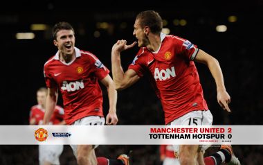 Manchester United 2 Tottenham Hotspur 0 2010 Premier League Celebration