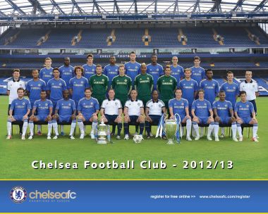 Chelsea Football Club 2012/13 Team Photo