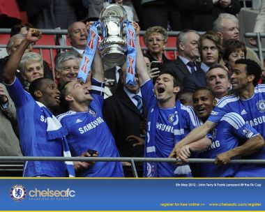 Chelsea 2012 FA Cup Victory Celebration