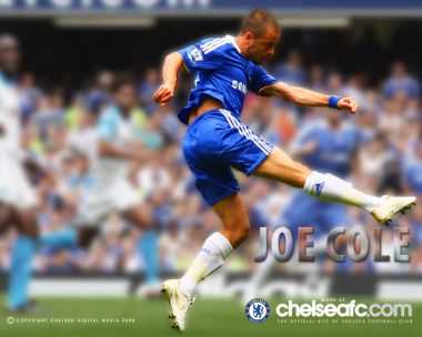 Joe Cole Chelsea Football Player Match Moment Wallpaper