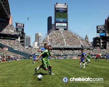 Seattle Qwest Field Soccer Match Live Photo