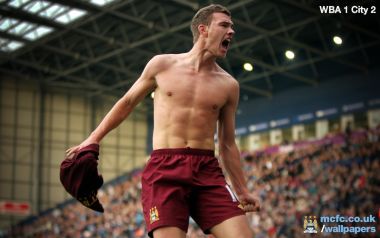 Manchester City Player Celebration Wba 1 City 2
