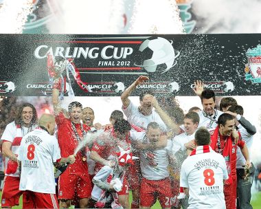 Liverpool 2012 Carling Cup Final Victory Celebration