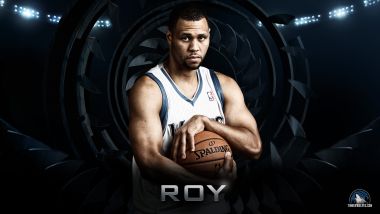 Minnesota Timberwolves Player Roy Basketball Theme Wallpaper
