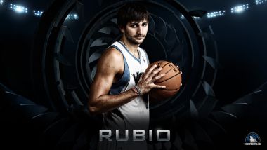 Ricky Rubio Minnesota Timberwolves Basketball Wallpaper