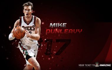NBA雄鹿队球员迈克·邓利维篮球壁纸