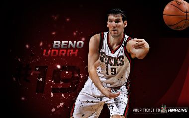 雄鹿队19号球员Beno Udrih篮球壁纸