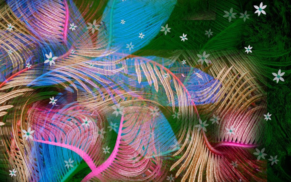 02_2974_Digital-illustration-flowers_wallcoo.com