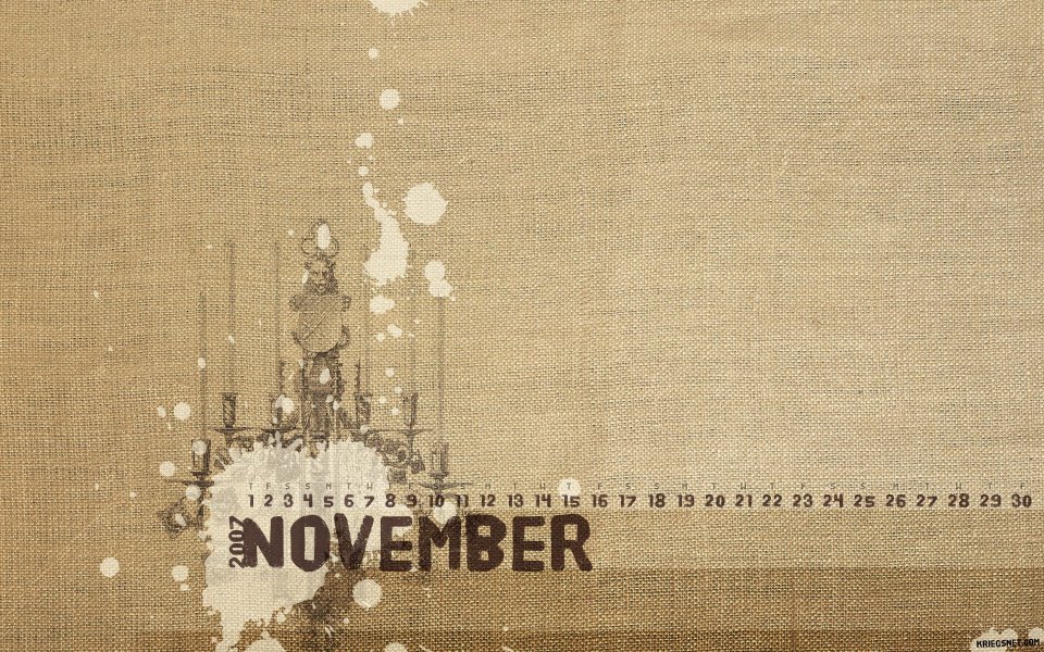 2007-november-calendar