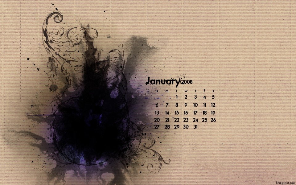 2008-january-calendar