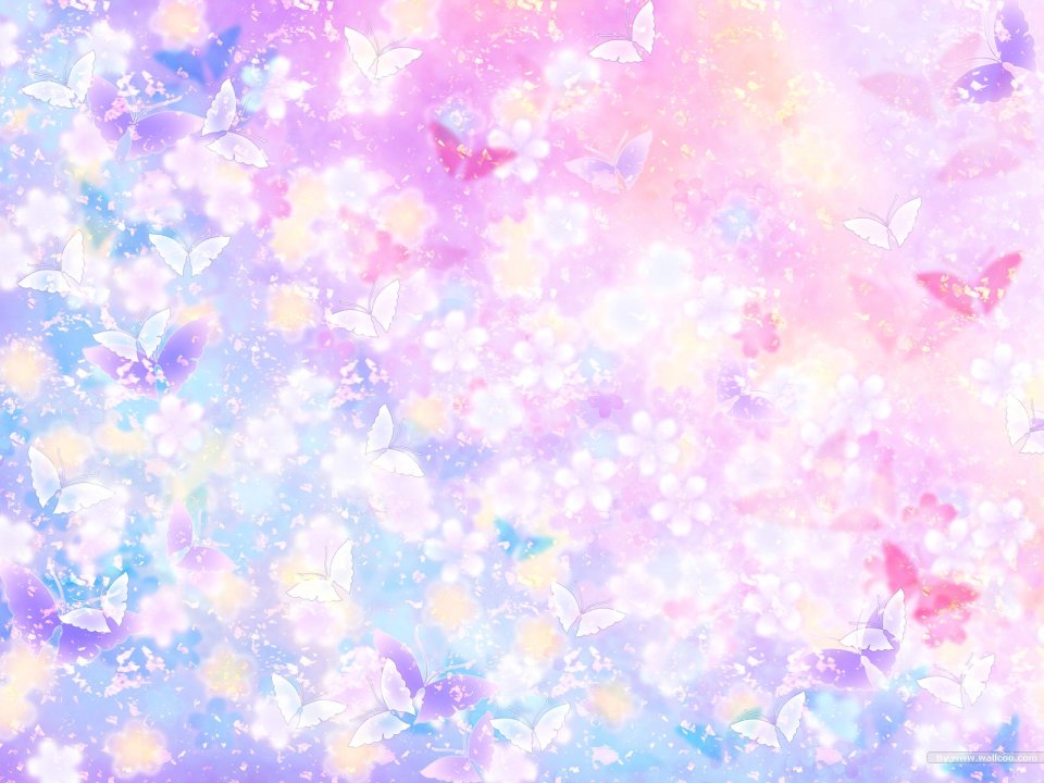 Dreamy Pastel Butterfly And Soft Light Particle Background