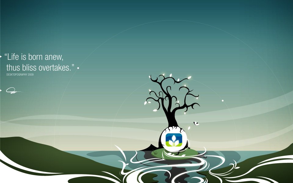 Creative_CG_Design_wallpaper_Life_is_born_anew