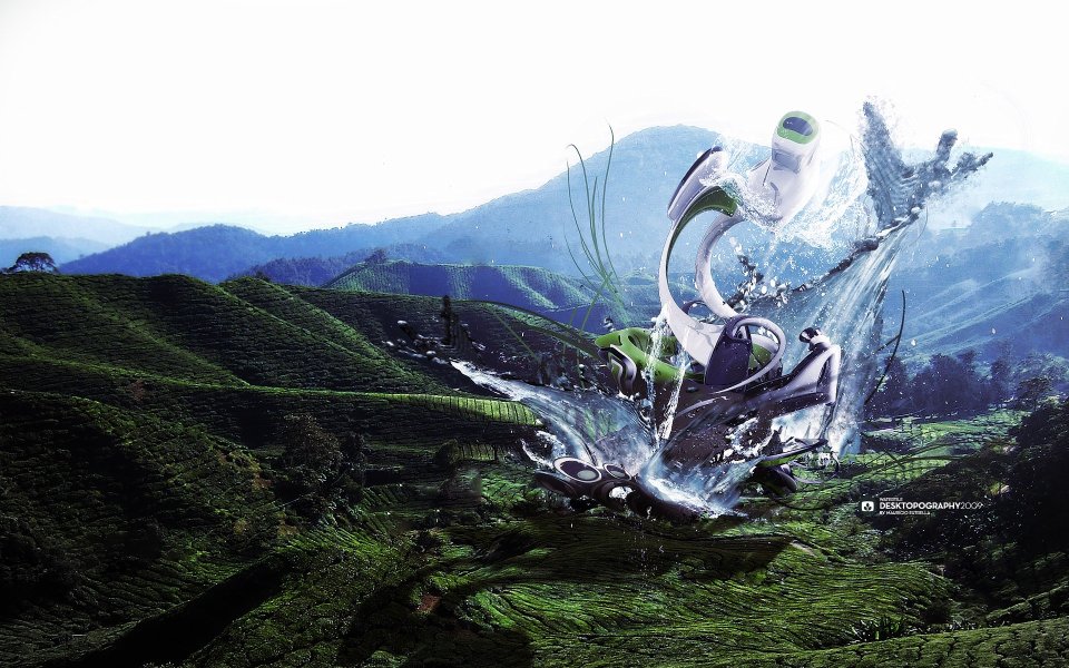Creative_CG_Design_wallpaper_Watertilea
