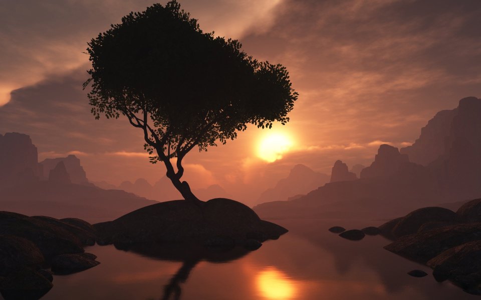 digital_3D_wallpaper_lonetree1
