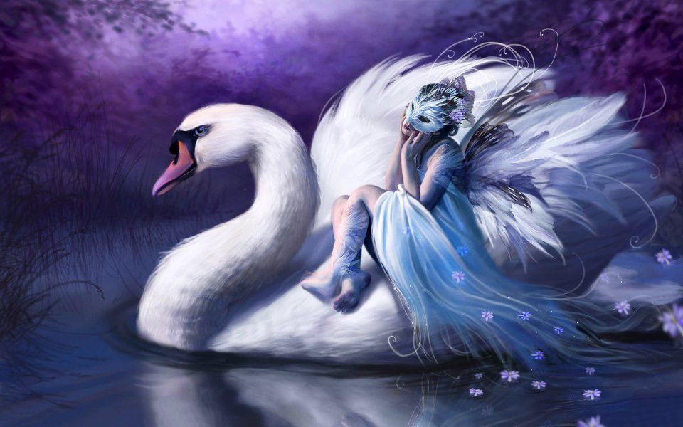 digital_art_CG_swan