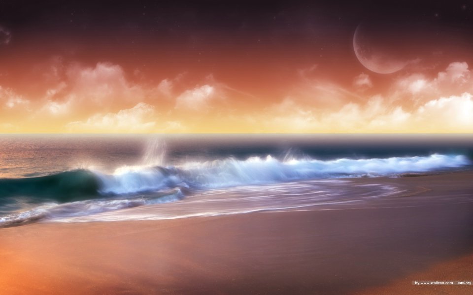 Ocean_Sunset_V2_wallcoo.com
