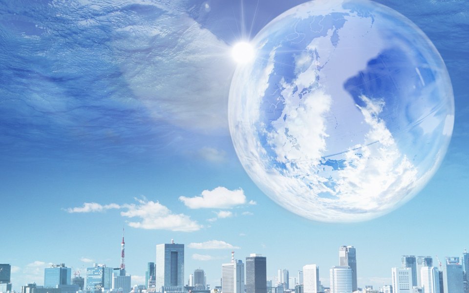 Photo manipulation of 02_City and Earth 085_nature_and_city