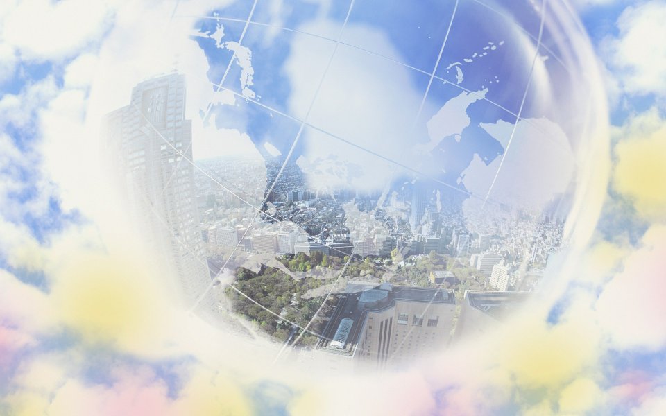 Photo manipulation of 02_City and Earth 091_nature_and_city