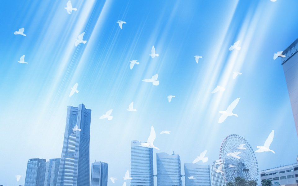 Photo manipulation of 02_Sky City 086_nature_and_city