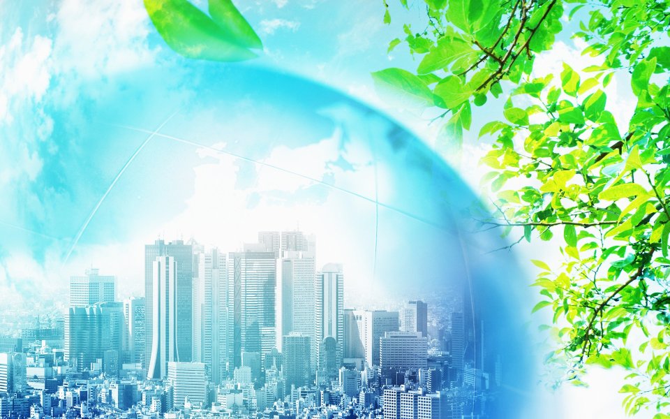 Photo manipulation of 03_Green City 010_City_in_Future