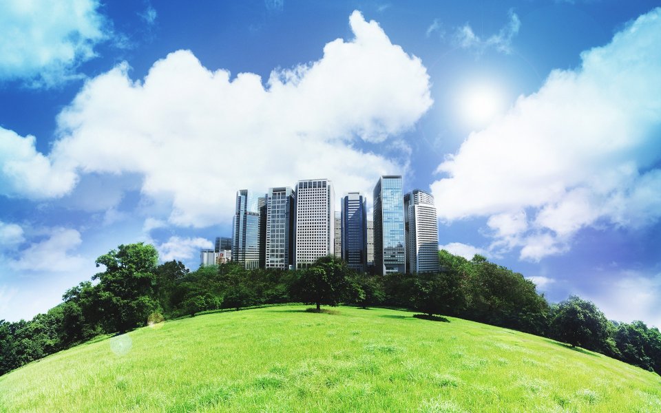 Photo manipulation of 03_Green City 034_City_in_Future