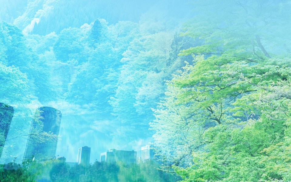 Photo manipulation of 03_Green City 042_City_in_Future