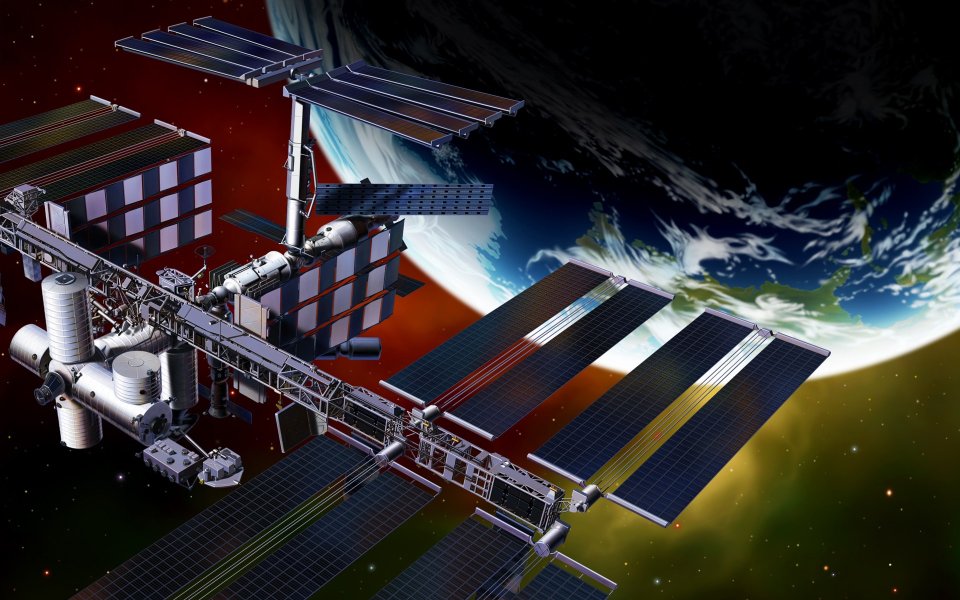 Space Satellite CG art images EF07_SI0187