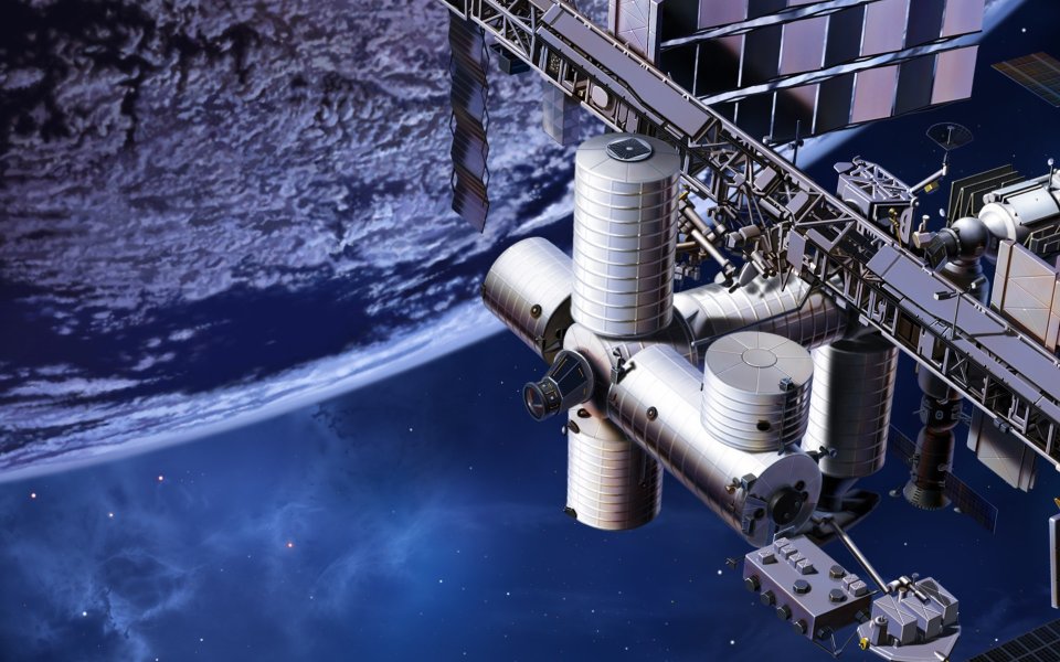 Space Satellite CG art images EF07_SI0217