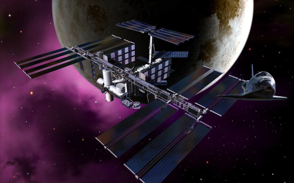 Space Satellite CG art images EF07_SI0236