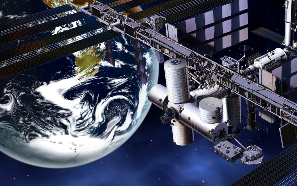 Space Satellite CG art images EF07_SI0239