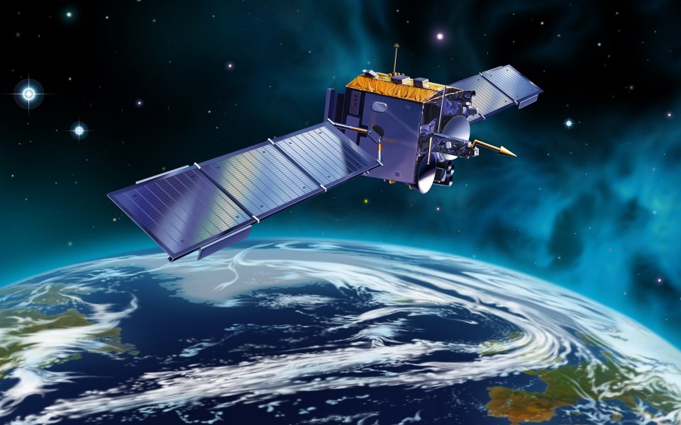Space Satellite CG art images EF08_SI0286