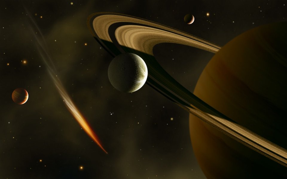 Space Satellite CG art images EF08_SI0307_2