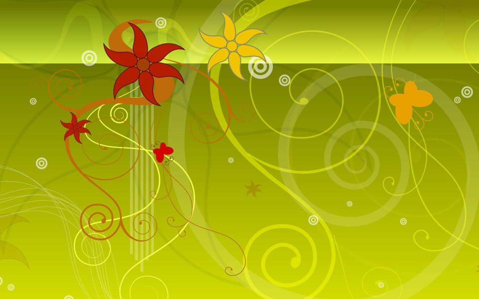 Vector_Flower_Patterns_Background_6005