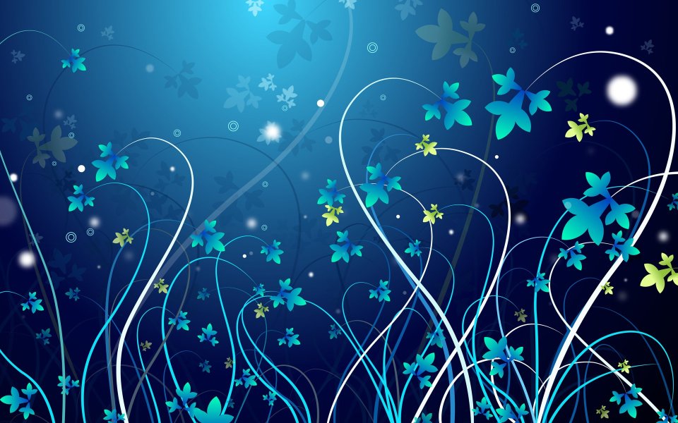 Vector_Flower_Patterns_Background_6007
