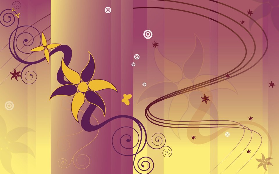 Vector_Flower_Patterns_Background_6017