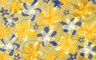 02_2976_Digital-illustration-flowers_wallcoo.com