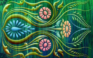 02_2983_Digital-illustration-flowers_wallcoo.com
