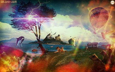 Creative_CG_Design_wallpaper_The_Saea_view