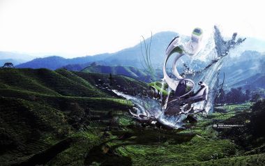 Creative_CG_Design_wallpaper_Watertilea