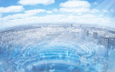 Photo manipulation of 02_City and Aqua 081_nature_and_city
