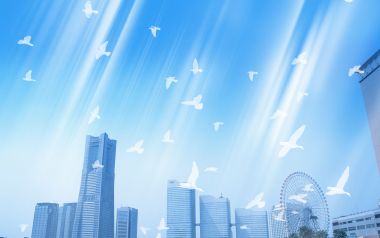 Photo manipulation of 02_Sky City 086_nature_and_city