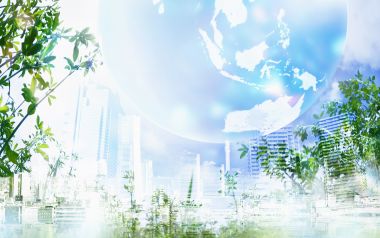 Photo manipulation of 03_City and Earth 013_City_in_Future