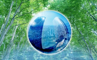 Photo manipulation of 03_Green City 020_City_in_Future