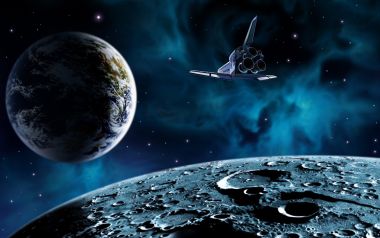 Space Satellite CG art images EF07_SI0235