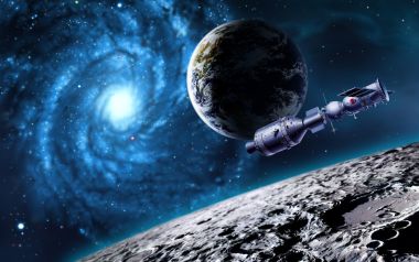 Space Satellite CG art images EF08_SI0289