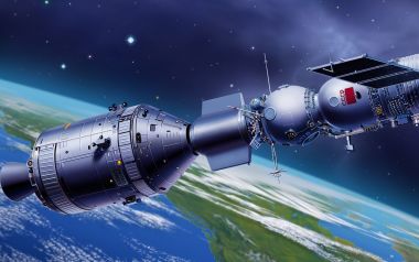 Space Satellite CG art images EF08_SI0318