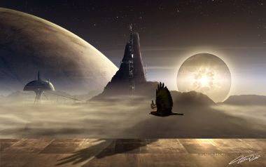 Universe_and_planets_digital_art_wallpaper_lucernarium